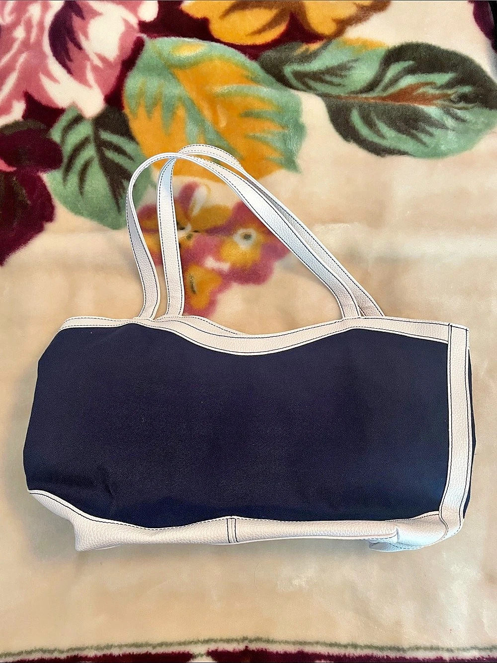 Blue & White Tote Bag
